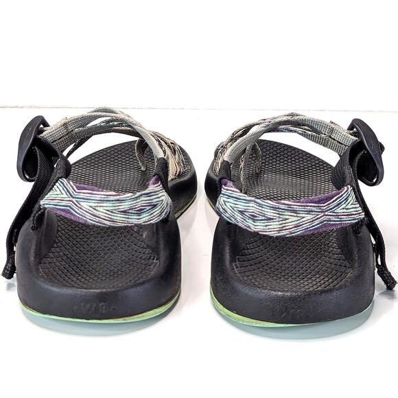 Chaco Womens ZX/2 Sandals Pixel Weave Classic Hiking Outdoor Gorpcore Toe Loop 8 - Picture 7 of 12